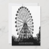 Invitation Ferris Wheel Date Nuit (Dos)