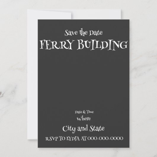 INVITATION FERRY BUILDING FÊTE DU VIN OBSERVATION DES GENS 20 (Devant)