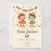 Invitation Festa Junina (Devant)