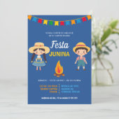 Invitation Festa Junina Corporate/Club Party (Debout devant)