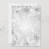 Invitation Festif Arbre de Noël Société Holiday (Dos)