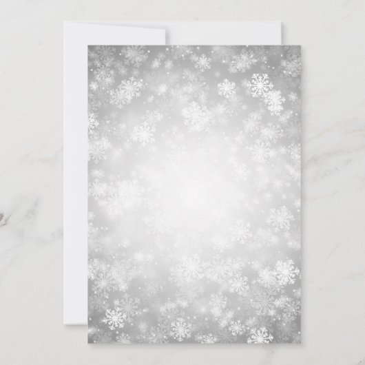 Invitation Festif Arbre de Noël Société Holiday (Dos)