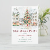 Invitation Festif Bureau du Conseil de Noël (Debout devant)