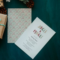Festif coloré Jingle et Mingle de Noël
