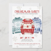 Invitation Festif Colorful fête annuelle de Noël (Devant)