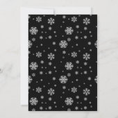 Invitation Festif Gingerbread Maison Noël (Dos)