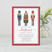 Invitation Festif Nutcracker Soirée de Noël (Debout devant)