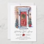 Invitation Festif Porte d'entrée Ouverte (Devant)
