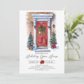 Invitation Festif Porte d'entrée Ouverte (Debout devant)