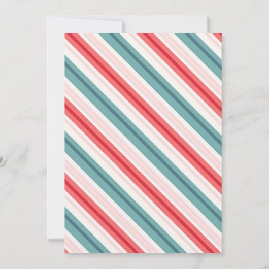 Invitation Festif Retro Noël Golden Discoball Party (Dos)