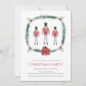 Invitation Festif weet aquarelle noisette noël (Devant)