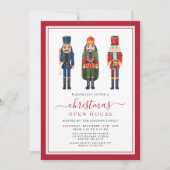 Invitation Festin Casse-Noisette fête de Noël Open House (Devant)