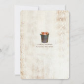 Invitation Festin de crabes Dîner de fruits de mer côtiers Ru (Dos)