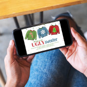 Invitation Festin drôle laide doux Noël