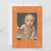 Invitation Festival Anniversaire Boho Super (Dos)