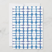 Invitation Festival Blue Tie Dye Baby shower (Dos)