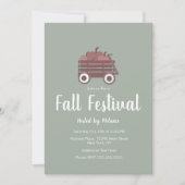 Invitation Festival d'automne d'Halloween Citrouille simple (Devant)