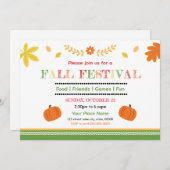 Invitation Festival d'automne Modèle (Devant / Derrière)