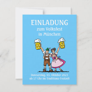 Invitation FESTIVAL DE BIÈRE Happy Couple Bière Br