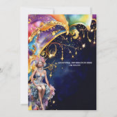 Invitation Festival de carnaval lgbtq thème de la célébration (Dos)