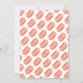 Invitation Festival de cirque du Carnaval moderne Spectacle d (Dos)