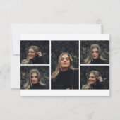 Invitation Festival de collage photo moderne (Dos)