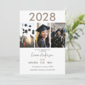 Invitation Festival de collage photo moderne (Debout devant)