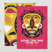 Invitation Festival de danse tribale (Devant / Derrière)