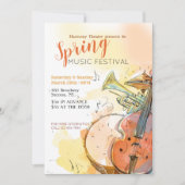 Invitation Festival de musique (Devant)