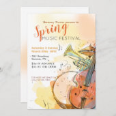 Invitation Festival de musique (Devant / Derrière)