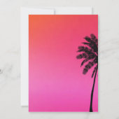 Invitation Festival de musique d'été fête d'anniversaire (Dos)