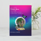 Invitation Festival de musique tropicale Graduation Party Inv (Debout devant)