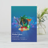 Invitation Festival de musique tropicale Island Graduation Pa (Debout devant)