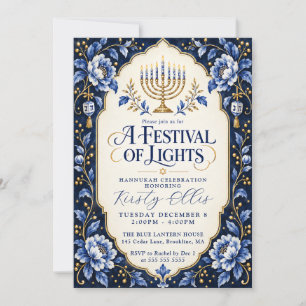 Invitation Festival des lumières Hanukkah