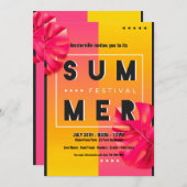 Invitation Festival d'été (Devant / Derrière)