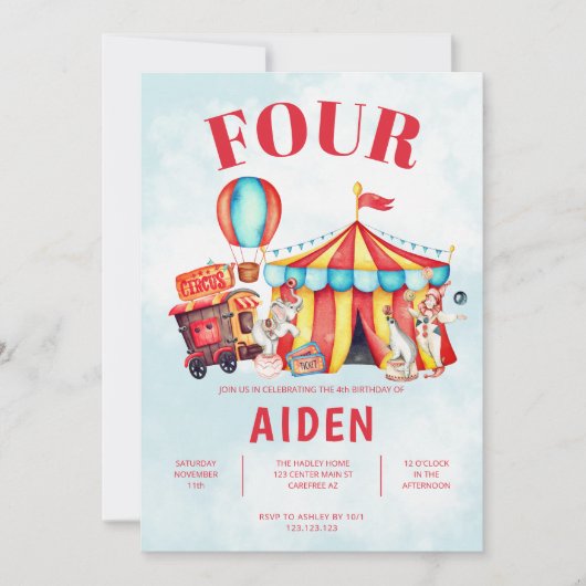 Invitation Festival du Carnaval 4e anniversaire (Devant)