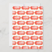 Invitation Festival du Carnaval de Cute Circus 1er anniversai (Dos)