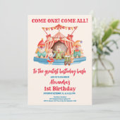 Invitation Festival du Carnaval de Cute Circus 1er anniversai (Debout devant)