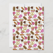 Invitation Festival du carnaval de printemps Pink Cotton Cand (Dos)