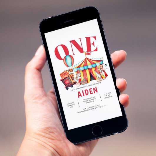 Invitation Festival du Carnaval du Cirque Spectacle 1er anniv