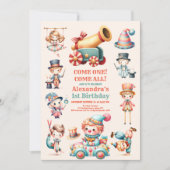 Invitation Festival du Carnaval moderne Spectacle du 1er anni (Devant)