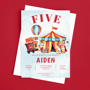 Invitation Festival du cirque du Carnaval 5e anniversaire