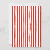 Invitation Festival du cirque vintage Carnaval Spectacle Enfa (Dos)