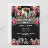 Invitation Festival du feu d'artifice du carnaval (Devant)