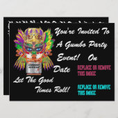 Invitation Festival Gumbo Queen View (Devant / Derrière)