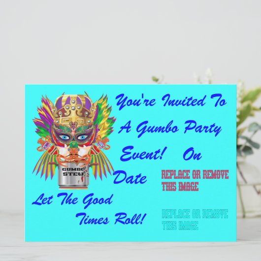 Invitation Festival Gumbo Queen View (Debout devant)