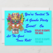 Invitation Festival Gumbo Queen View (Devant)