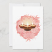 Invitation Festival Watercolor de Diwali (Dos)