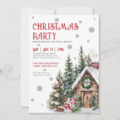 Invitation Festivale Fête de Noël d'hiver (Devant)