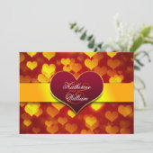 invitation festive à la fête de fiançailles de coe (Debout devant)